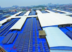 禪城引進(jìn)全國最大屋頂停車場光伏電站